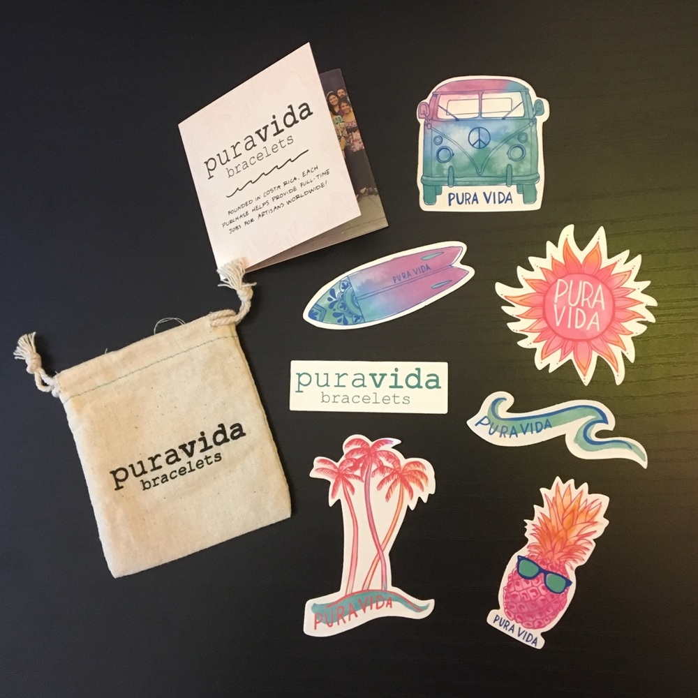 Pura Vida Stickers w Bag (limited edition)